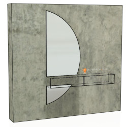 Miroir "Kamea" sur mesure