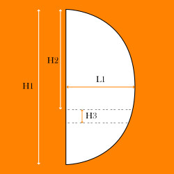 Miroir "Kamea" sur mesure