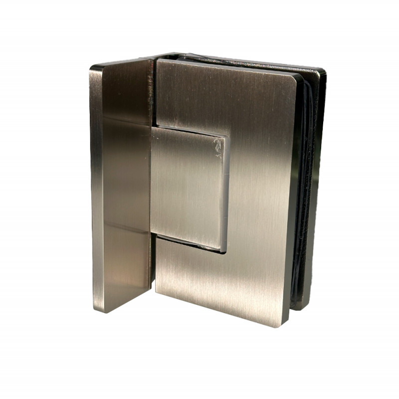 TRIVEL charnière porte 90° unilatérale - DECO 362 - Nickel brossé